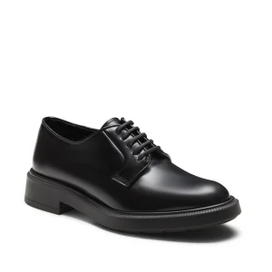 Stringata Derby da donna in pelle