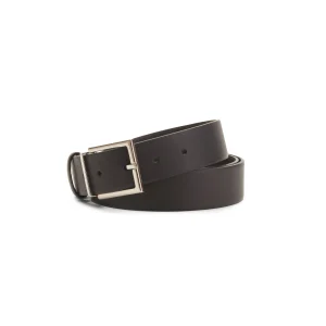Cintura da uomo in pelle reversibile