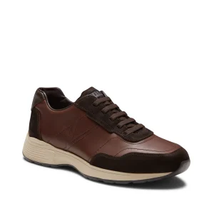 Sneaker in pelle e suede