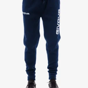 PANTA COTONE GIVOVA BLU Unisex Jogger Sportivo Con Tasche America Pantatuta Con Laccio Tinta Unita Da Ginnastica GIOSAL