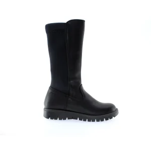 Stivale Primigi Bambina 88663 Nero Nappa Zip Laterale - Made in Italy