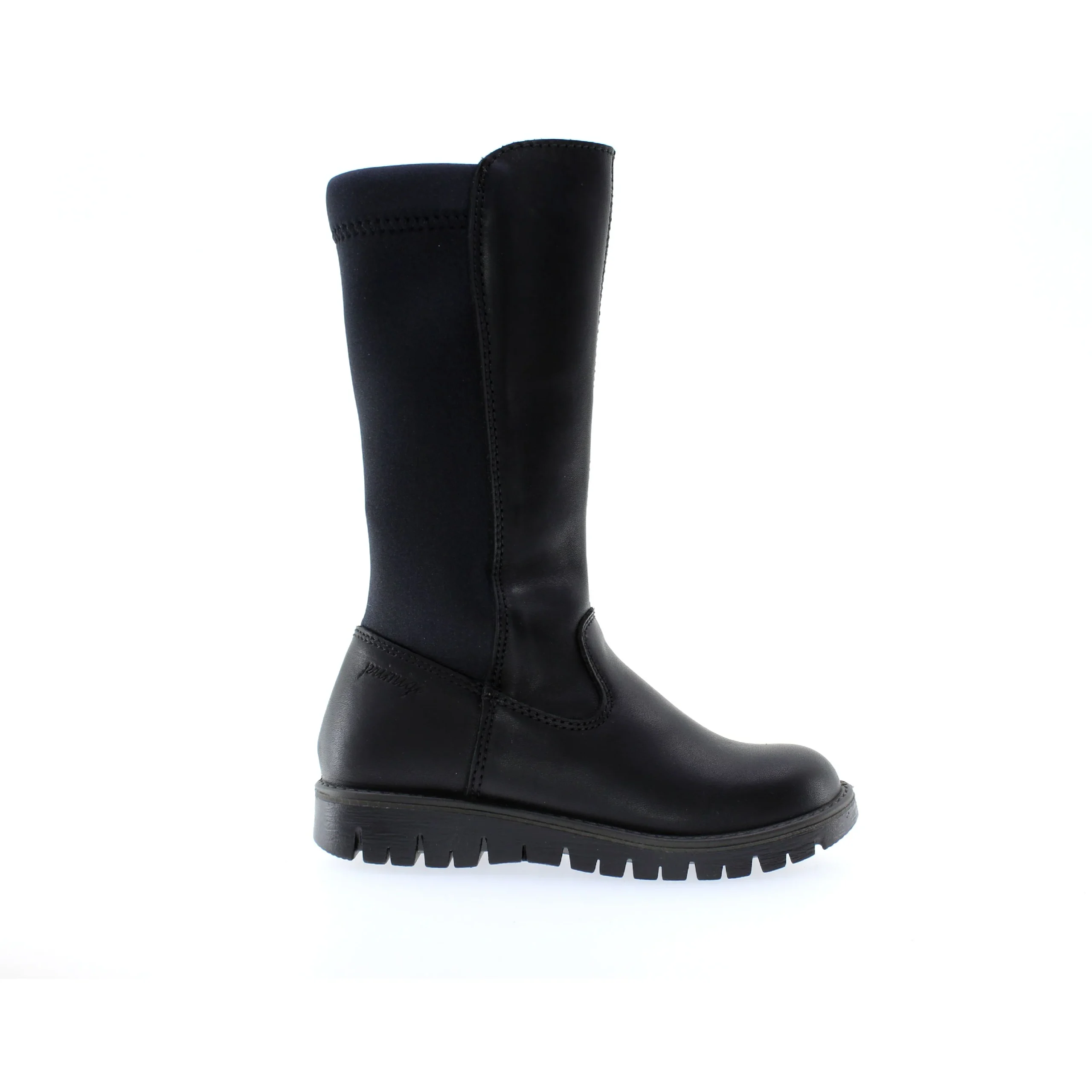Stivale Primigi Bambina 88663 Nero Nappa Zip Laterale - Made in Italy
