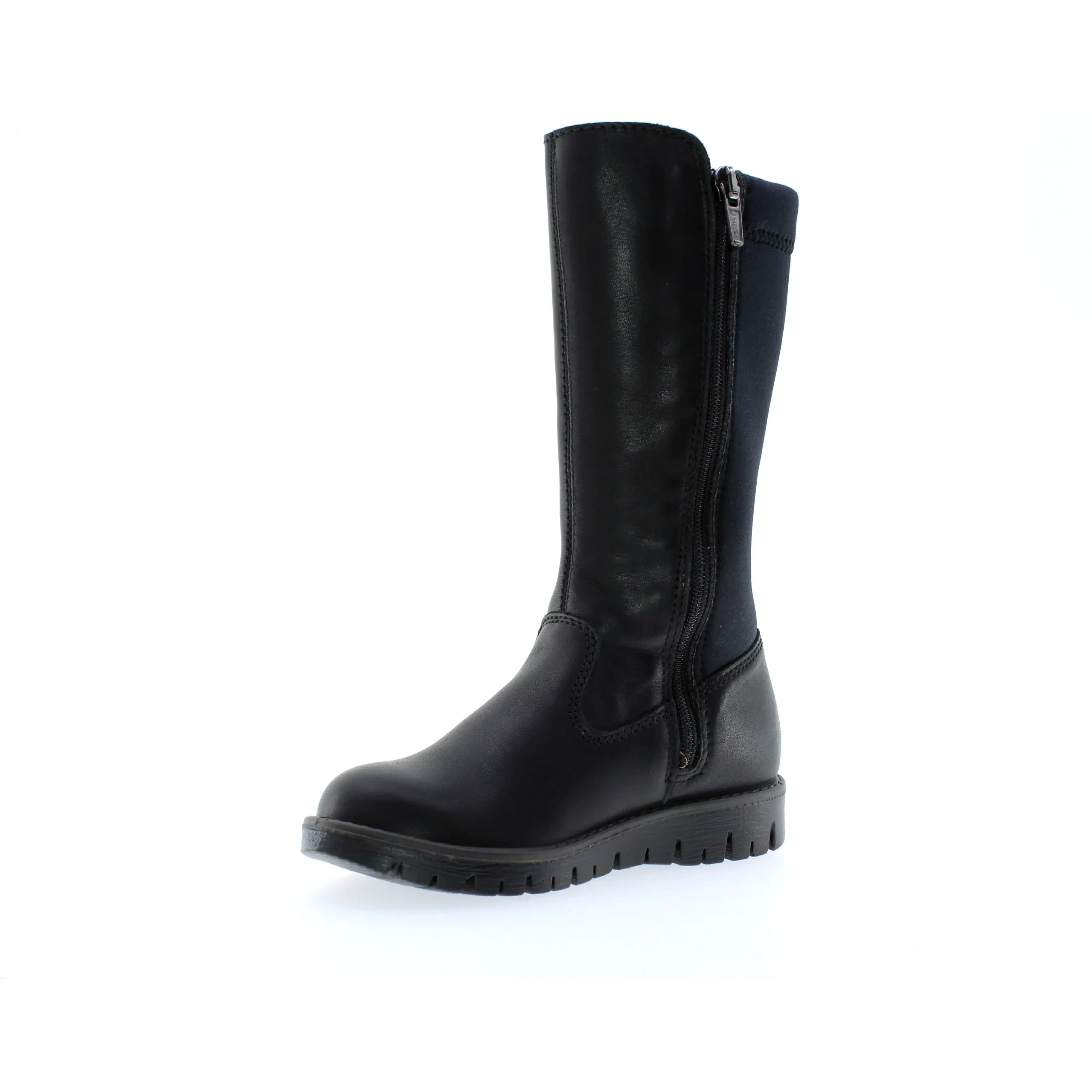 Stivale Primigi Bambina 88663 Nero Nappa Zip Laterale - Made in Italy - immagine 4