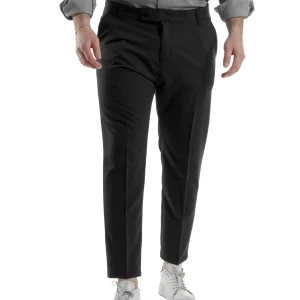 Pantaloni Viscosa Abbottonatura Allungata Basic TCP1002A
