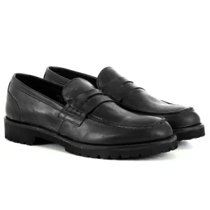 Mocassini College Uomo Scarpe Alte Ecopelle Nero Eleganti Casual Sportive GIOSAL-S1212A